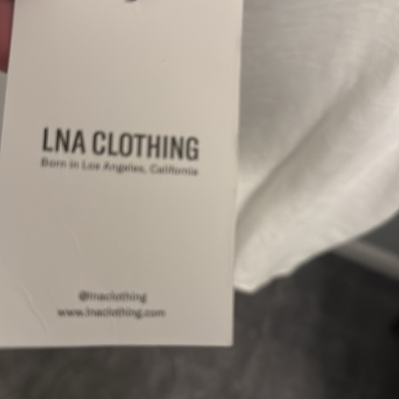 LNA CLOTHING Studded white tee XL - Picture 3 of 6